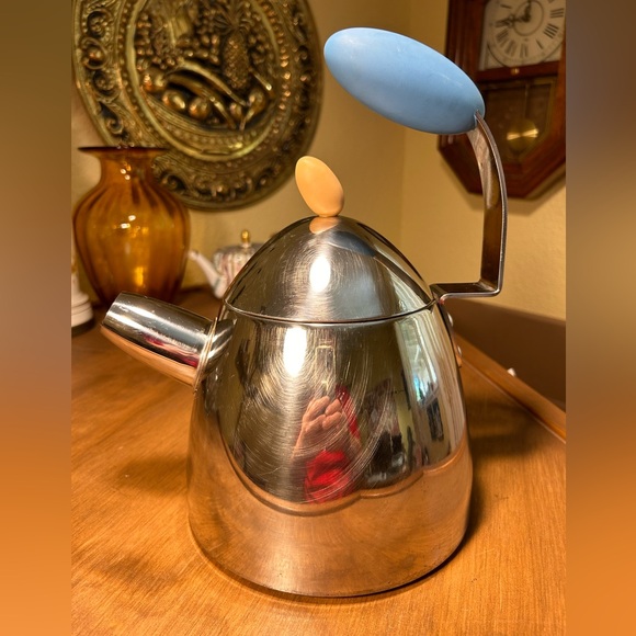 Michael Graves Other - Vintage 1990s Michael Graves Stainless Steel Tea Kettle (No Whistle)